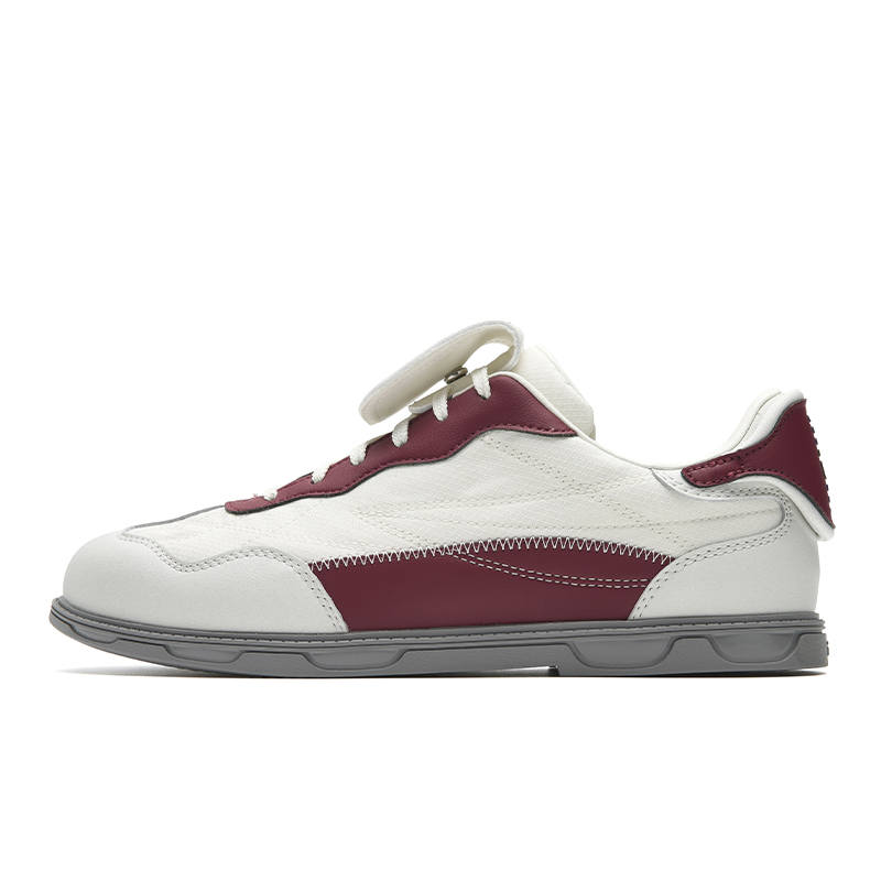 FILA MILANO Casual Shoes Women's Low Top Milk White/Burgundy Red