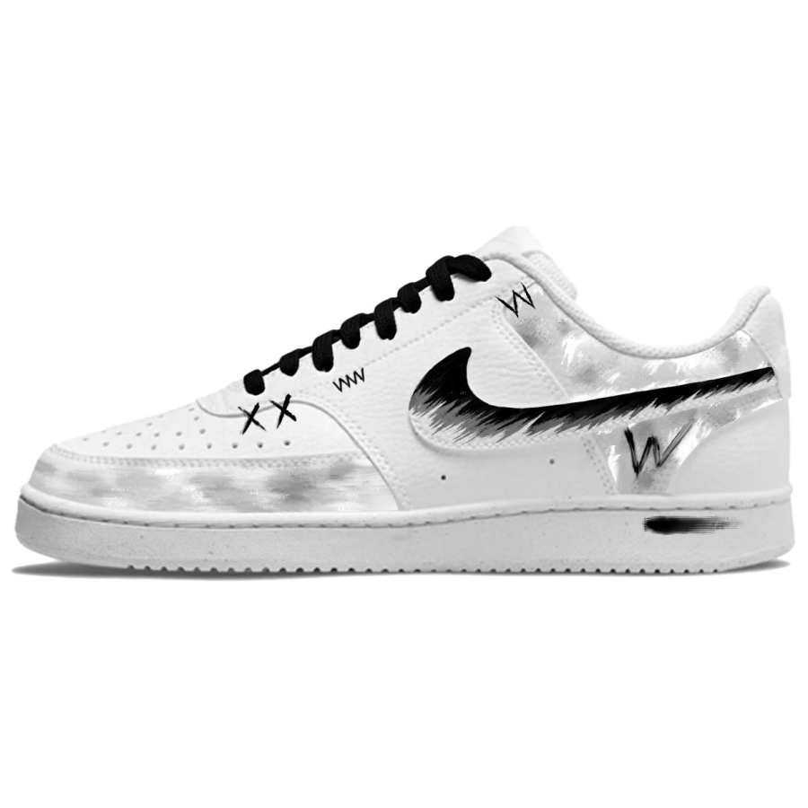 Nike Nike Court Vision 1 Skateboard Shoes Unisex Low Top Black/Gray