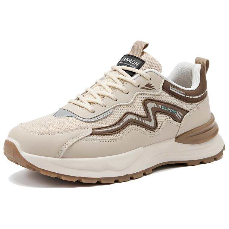 JBBCN JBBCN Chunky Sneakers Men's Low Top Black/Beige