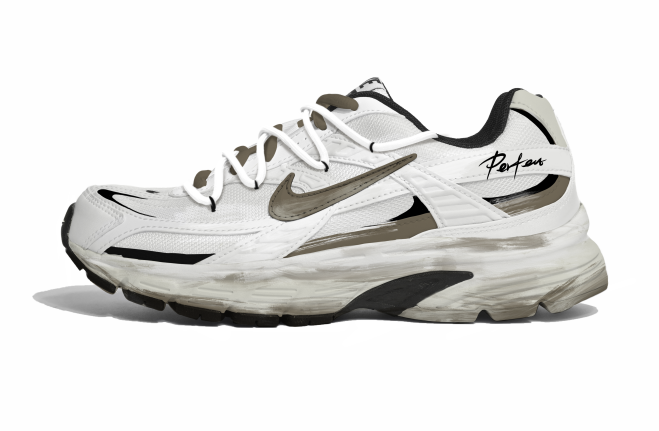 Nike Nike Initiator Running Shoes Unisex Low Top White Brown Black Gray