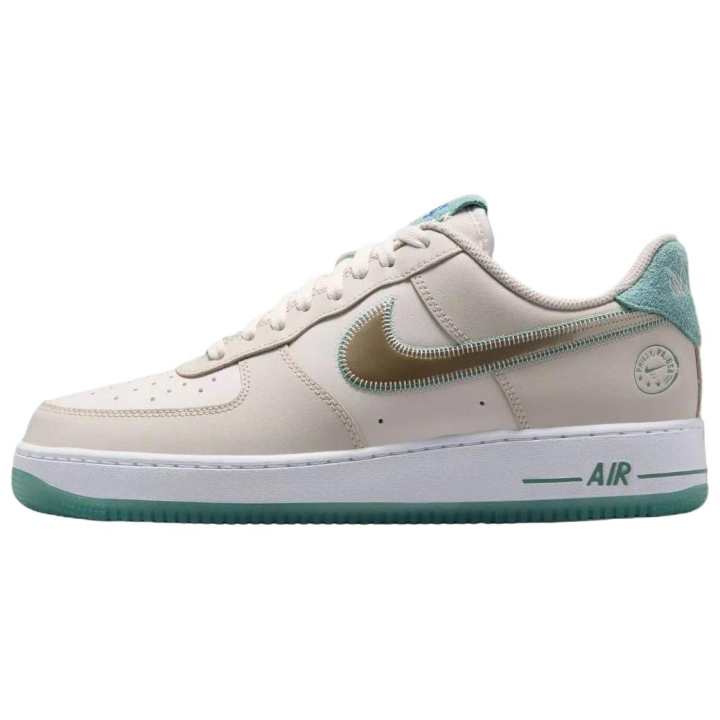 Nike Nike Air Force 1 Skateboard Shoes Unisex Low Top Light Beige Brown Green