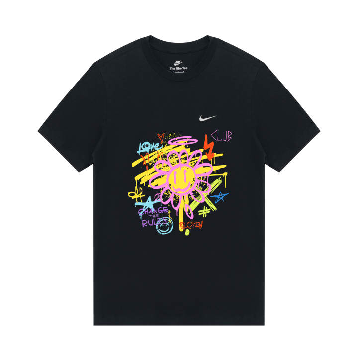 Nike Nike T Shirts Unisex Black Crew Neck Moderate