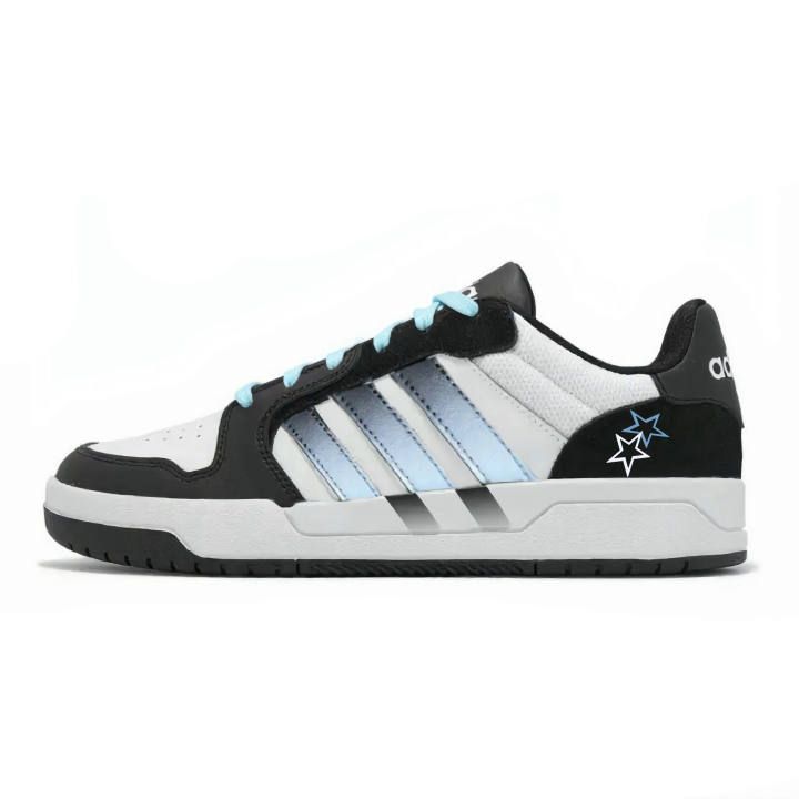 Adidas Adidas ENTRAP Skateboard Shoes Unisex Low Top Black/Blue/White