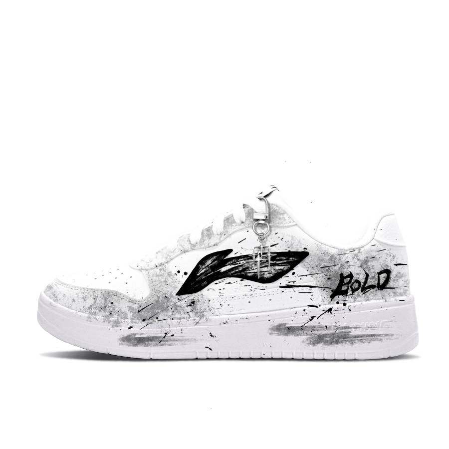 Li-Ning Li Ning Floating Boat Skateboard Shoes Men's Low Top Gray