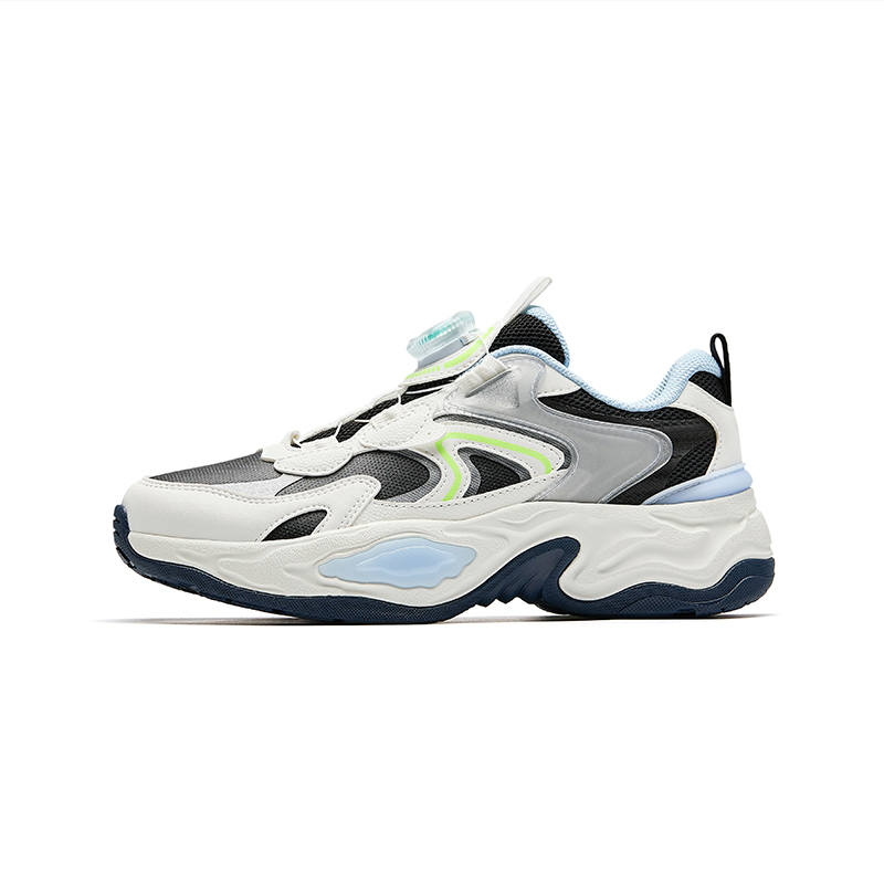 Antakids Rebound Lightweight Cushioning Breathable Slip Resistant Anti Kick Low top Casual Shoes Teenagers