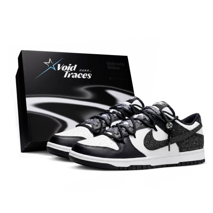 Nike Nike Dunk Skateboard Shoes Men's Low Top Black White