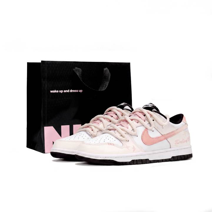 Nike Nike Dunk Skateboard Shoes Unisex Low Top Powder