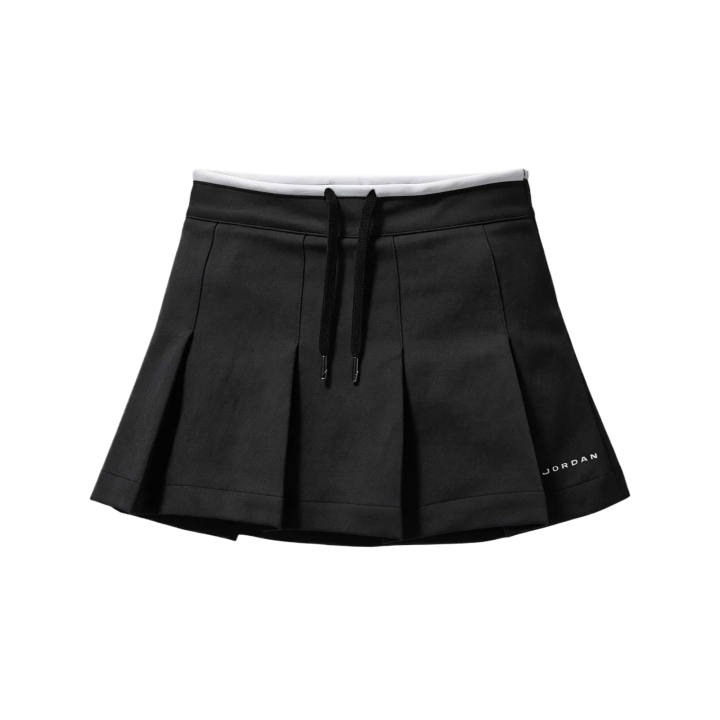 Jordan Jordan Flight Casual Short Skirts Women's Black/White Moderate Short Skirt