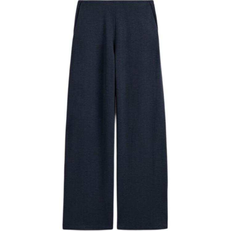 COS Casual Pants Women's Navy Blue Moderate Straight Fit Pants