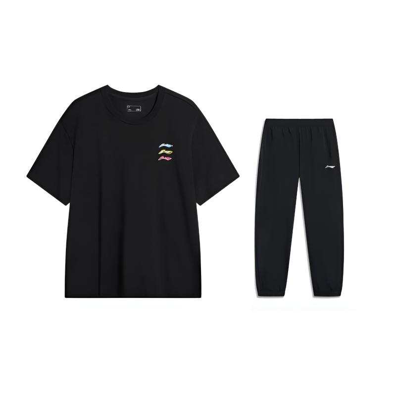 Li-Ning Li Ning Casual Sportswear Men's Crew Neck Moderate