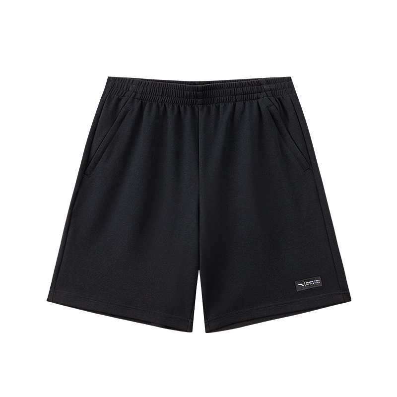 ANTA Variety Training Collection Casual Shorts Men's Black Moderate Straight Fit Pants
