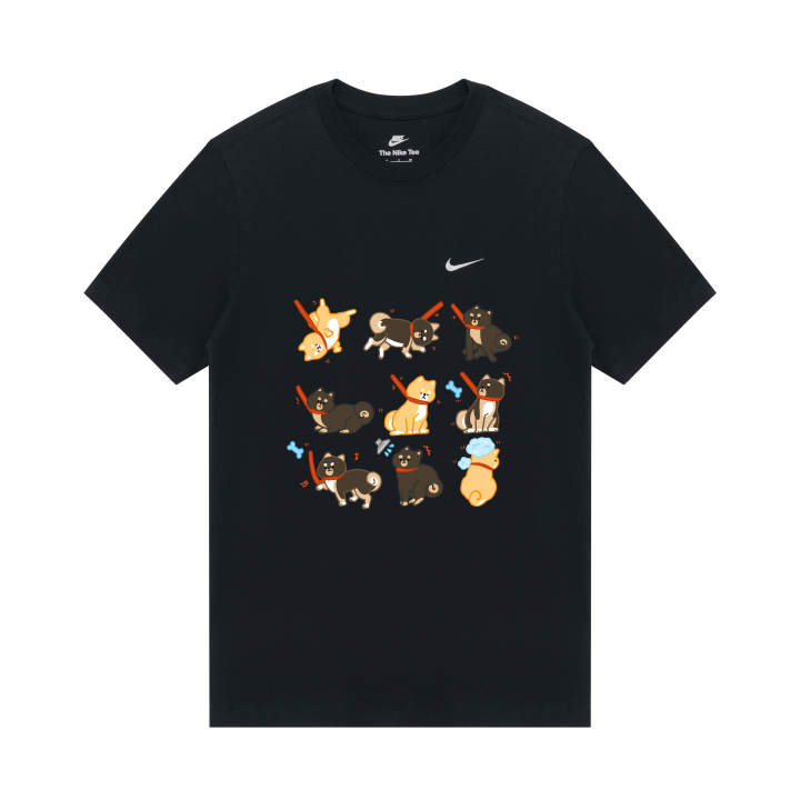 Nike Nike T Shirts Unisex Black Crew Neck Moderate