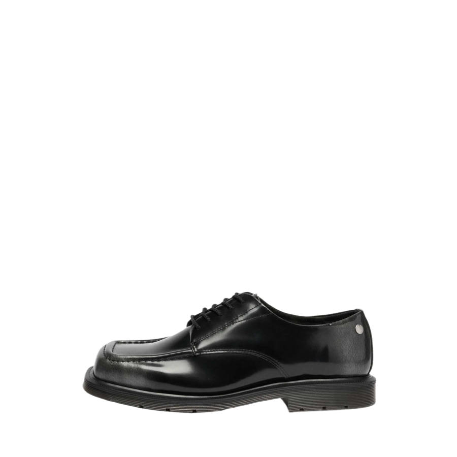 Dr.Martens Casual Leather Shoes Men's Low Top Black