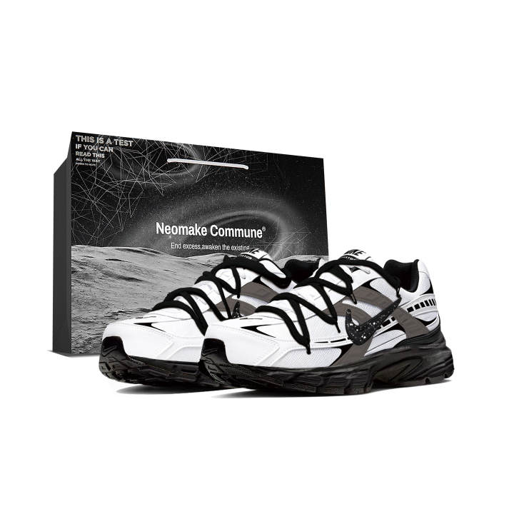 Nike Nike Air Max Fusion Running Shoes Unisex Low Top White Black Gray