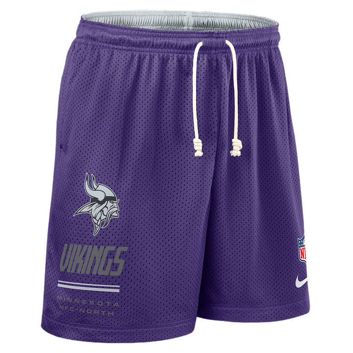 Nike Nike NFL Casual Shorts Men's Purple/Platinum Moderate