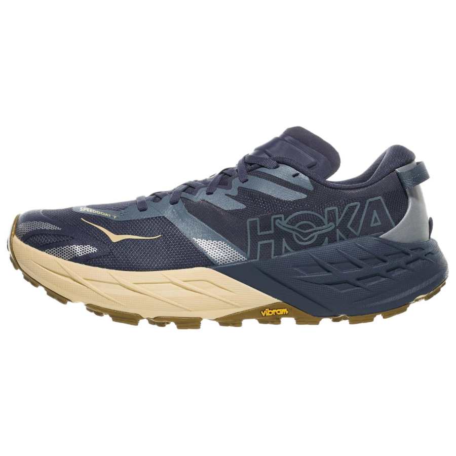 HOKA ONE ONE SPEEDGOAT 7 Trail Running Shoes Men's Low Top Blue