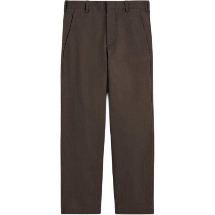 COS Casual Pants Men's Dark Brown Moderate Wide Leg Pants