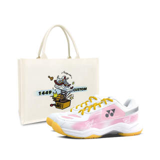 YONEX Power Cushion Badminton Shoes Unisex Low Top Pink
