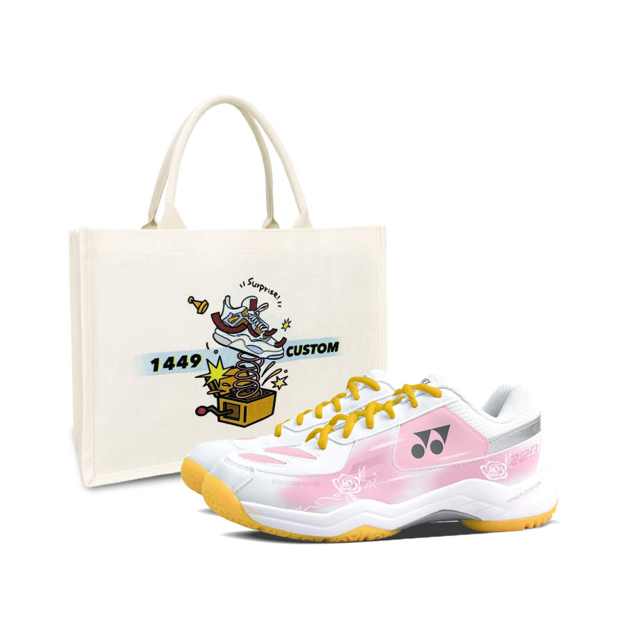 YONEX Power Cushion Badminton Shoes Unisex Low Top Pink