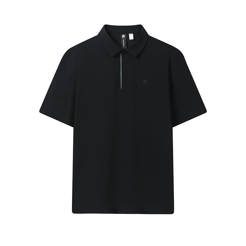 FILA F.C. Polo Shirts Men's Pitch Black Polo Collar Moderate Other