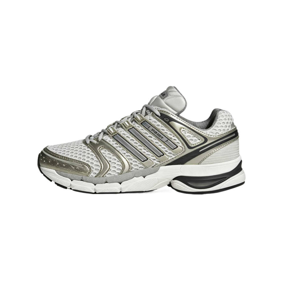 Adidas Adidas Adistar Control 5 Running Shoes Unisex Low Top Metallic Gray/Core Black/Light Brown