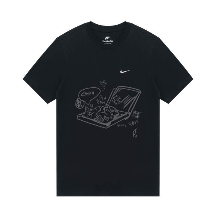 Nike Nike T Shirts Unisex Black Crew Neck Moderate