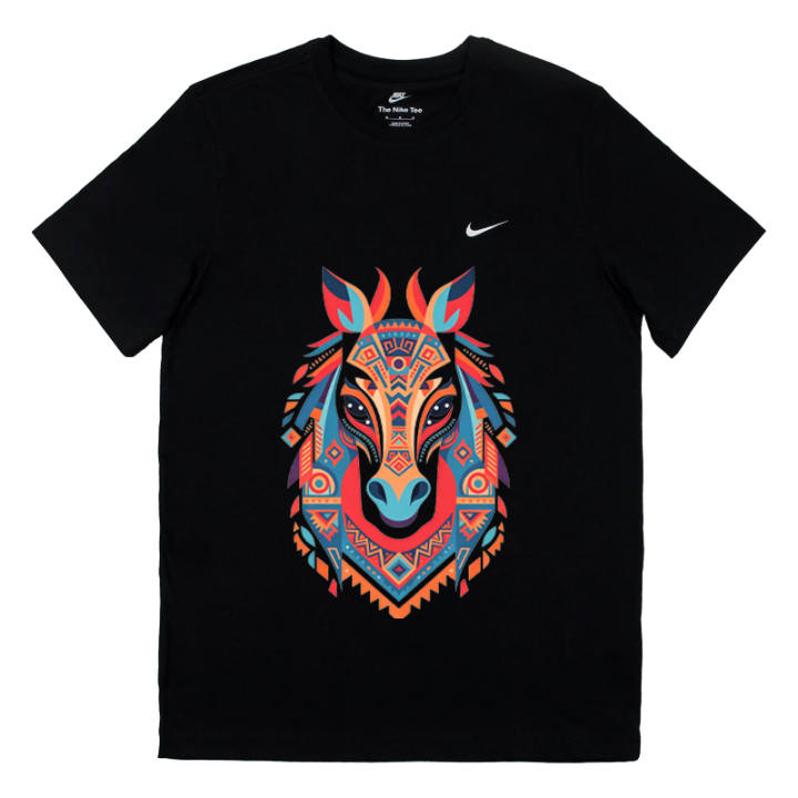 Nike Nike Sportswear T Shirts Unisex Black Crew Neck Moderate