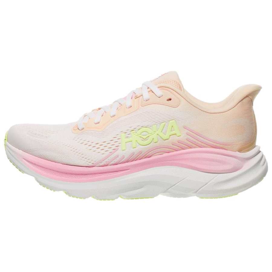 HOKA ONE ONE CLIFTON 11 Running Shoes Women's Light Beige Pink