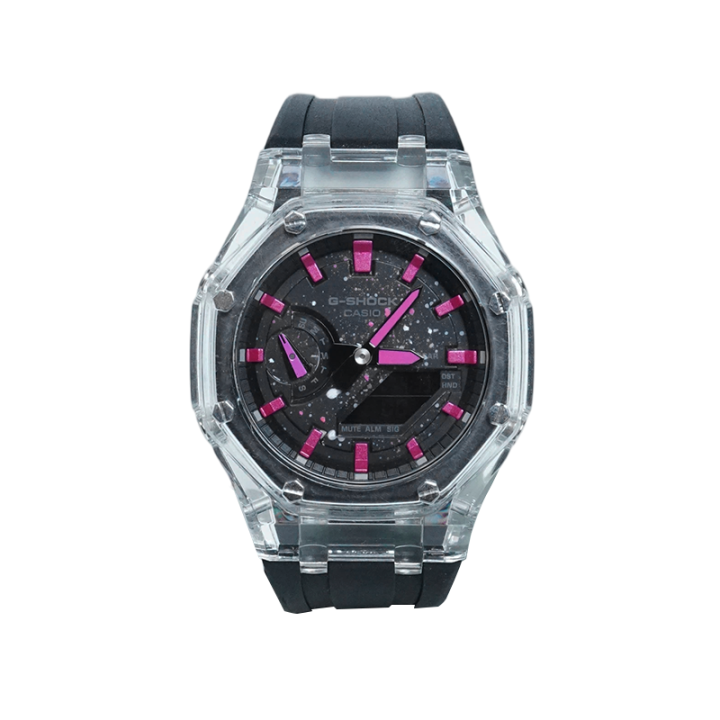 CASIO CASIO Unisex Liquid Crystal/Analog Dual Display Series 48.5mm Black Watch