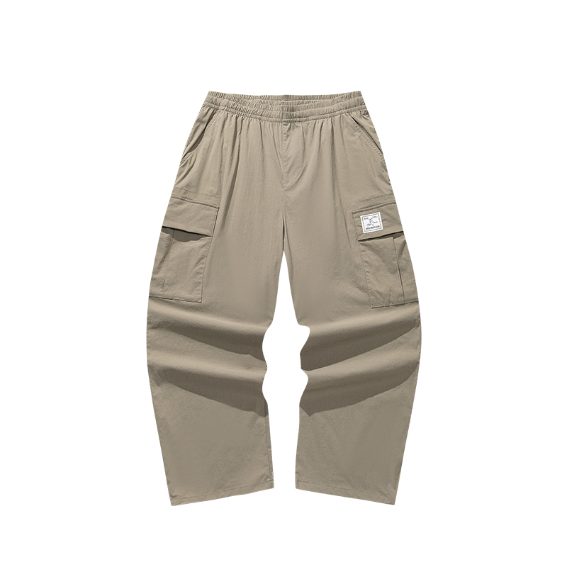 ANTA Life Collection Sports Pants Men's Autumn Grass Khaki Moderate Straight Fit Pants