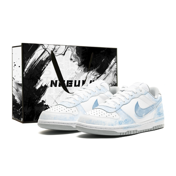 Nike Nike Big Skateboard Shoes Men's Low Top Blue