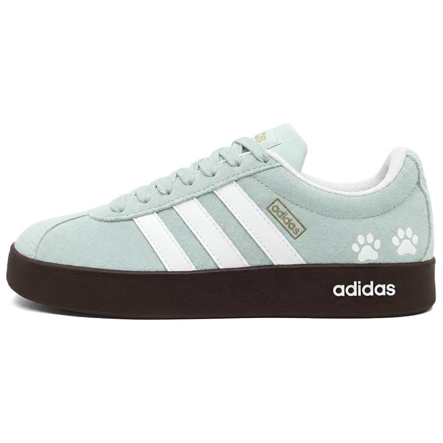 Adidas Adidas Vl Court Classic German Army Trainers Unisex Low Top Mint Green