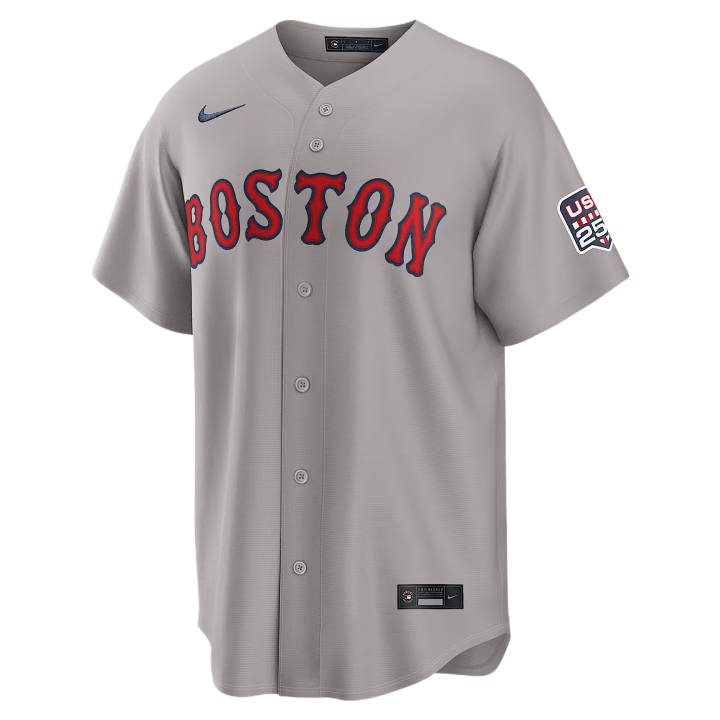 Nike Nike X MLB Baseball Jerseys Men's Gray V Neck Moderate