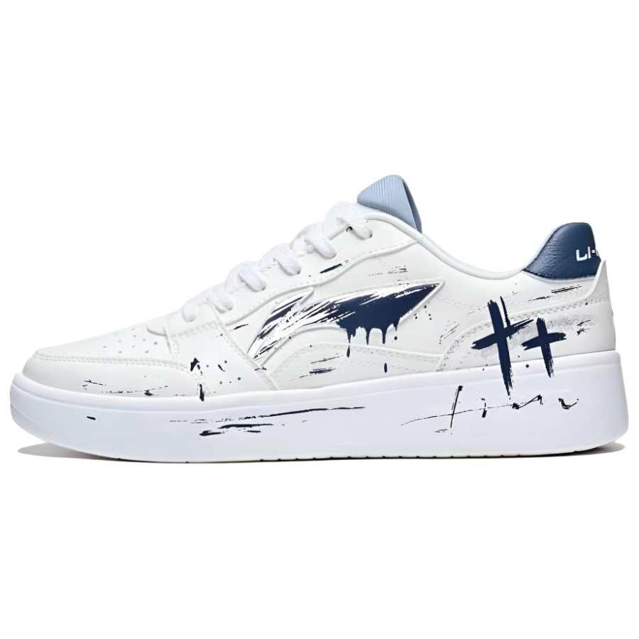 Li-Ning Li Ning Sycee Skateboard Shoes Men's Low Top White/Blue