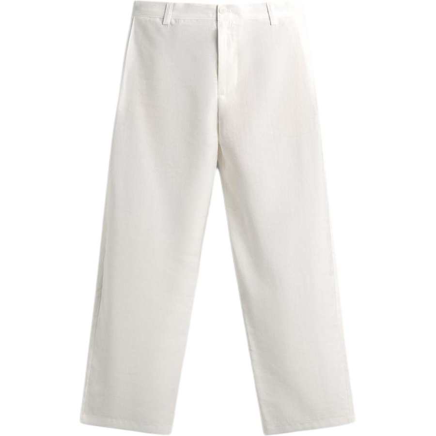 ZARA Casual Pants Men's Frosted White Moderate Straight Fit Pants