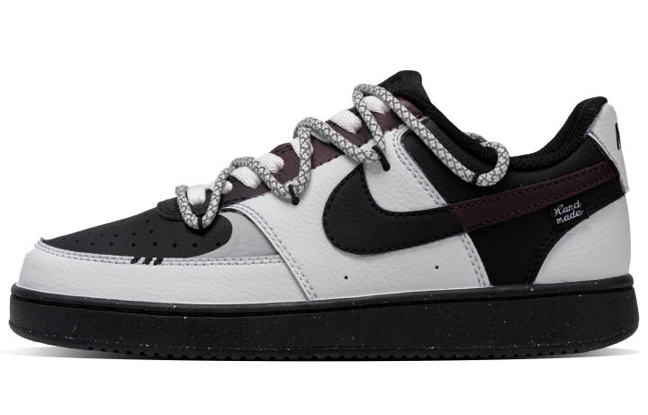 Nike Nike Court Vision Skateboard Shoes Unisex Low Top Gray/Black/Red