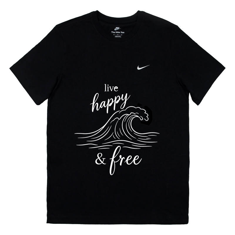 Nike Nike Sportswear T Shirts Unisex Black Crew Neck Moderate