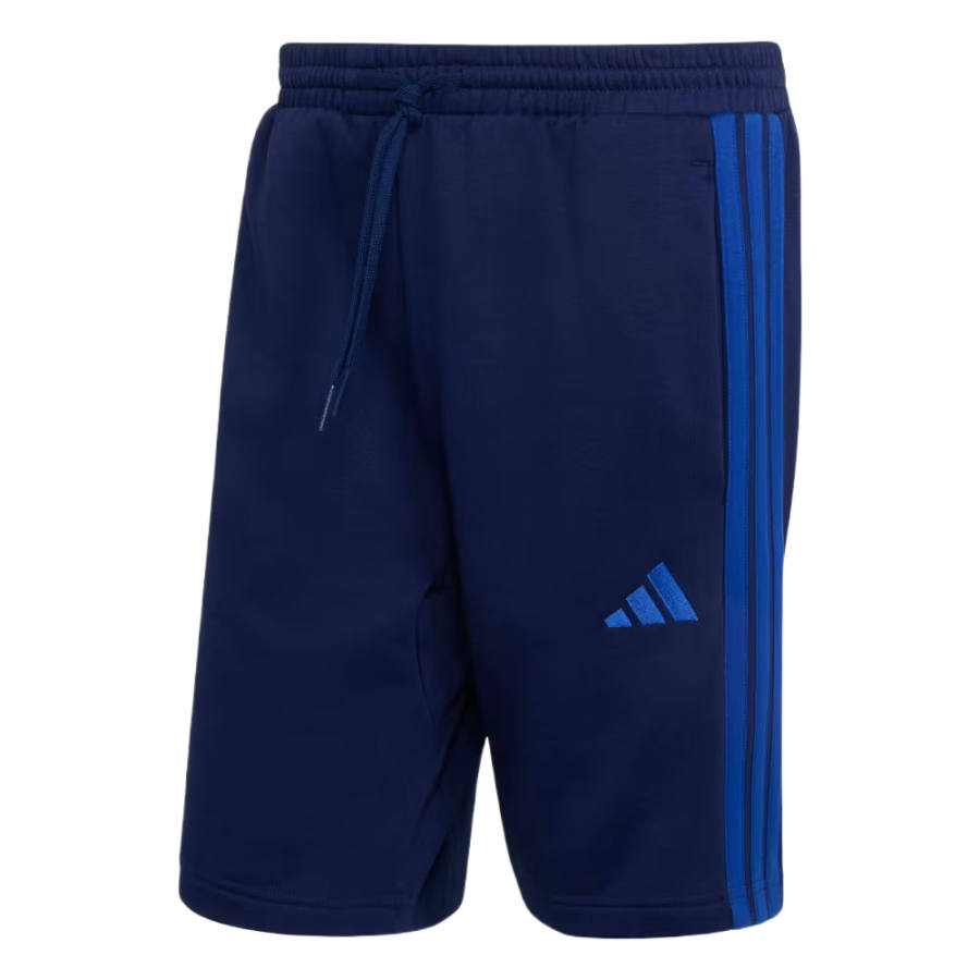 Adidas Adidas ESSENTIALS 3 Stripes Casual Shorts Men's Dark Blue/Royal Blue Moderate