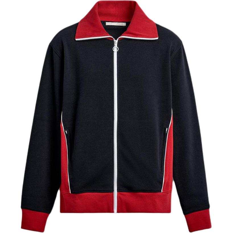 ZARA Jackets Men's Sea Blue Lapel Moderate Straight Fit