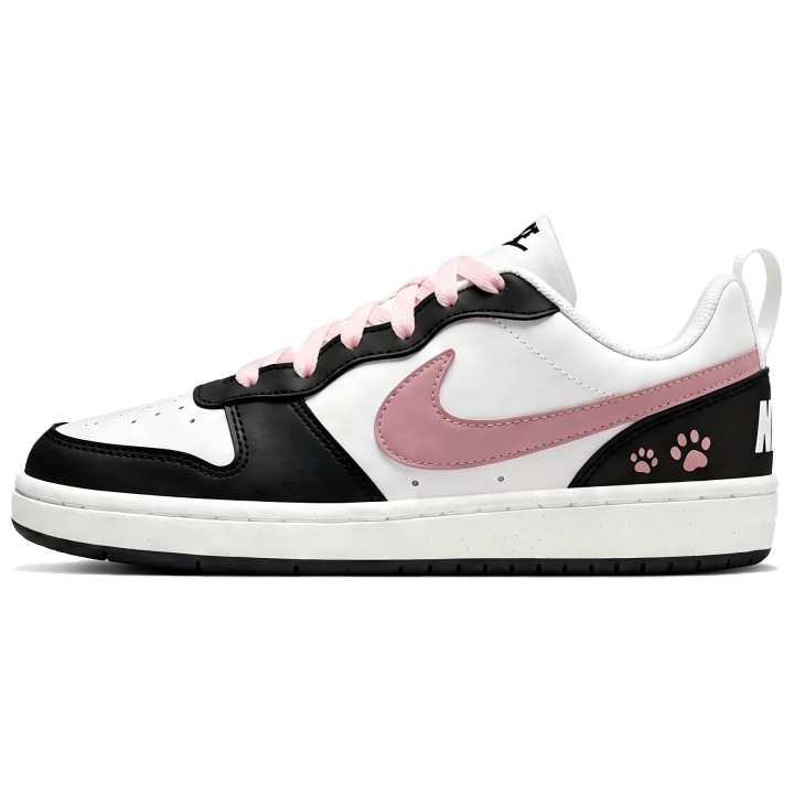 Nike Nike Court Borough Skateboard Shoes Women's Low Top Black/White/Pink