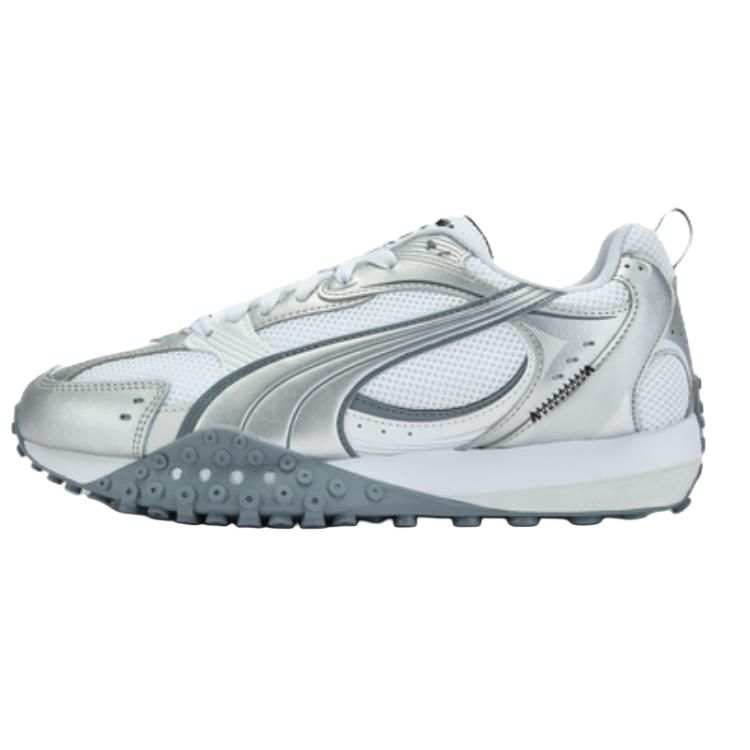 PUMA BLKTOP RIDER V2 Low top Casual Shoes Unisex White Silver