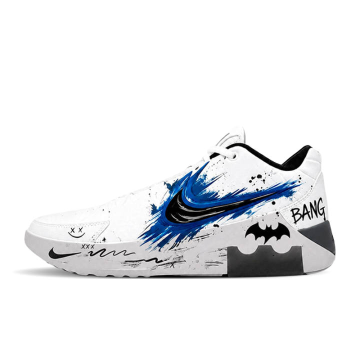 Nike Nike LEBRON WITNESS IX Basketball Shoes Men's Mid Top White/Black/Blue