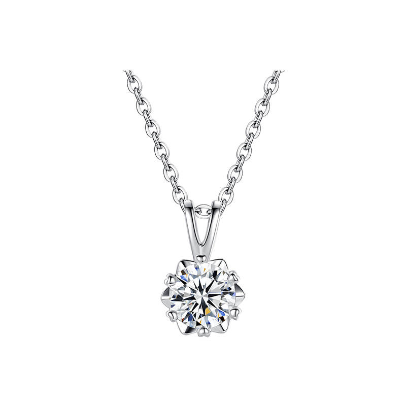 WINY Synthetic Cubic Zirconia Copper Alloy Necklaces Women's Silver