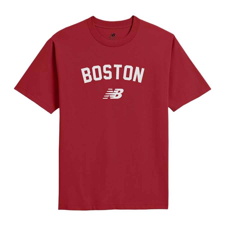 New Balance New Balance T Shirts Men's Team Red Crew Neck Moderate