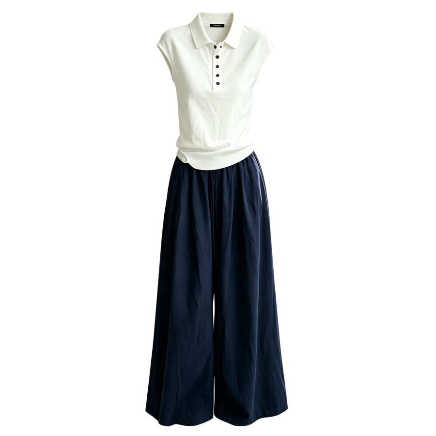 Sugarfunk Casual Suits Women's Polo Collar Moderate