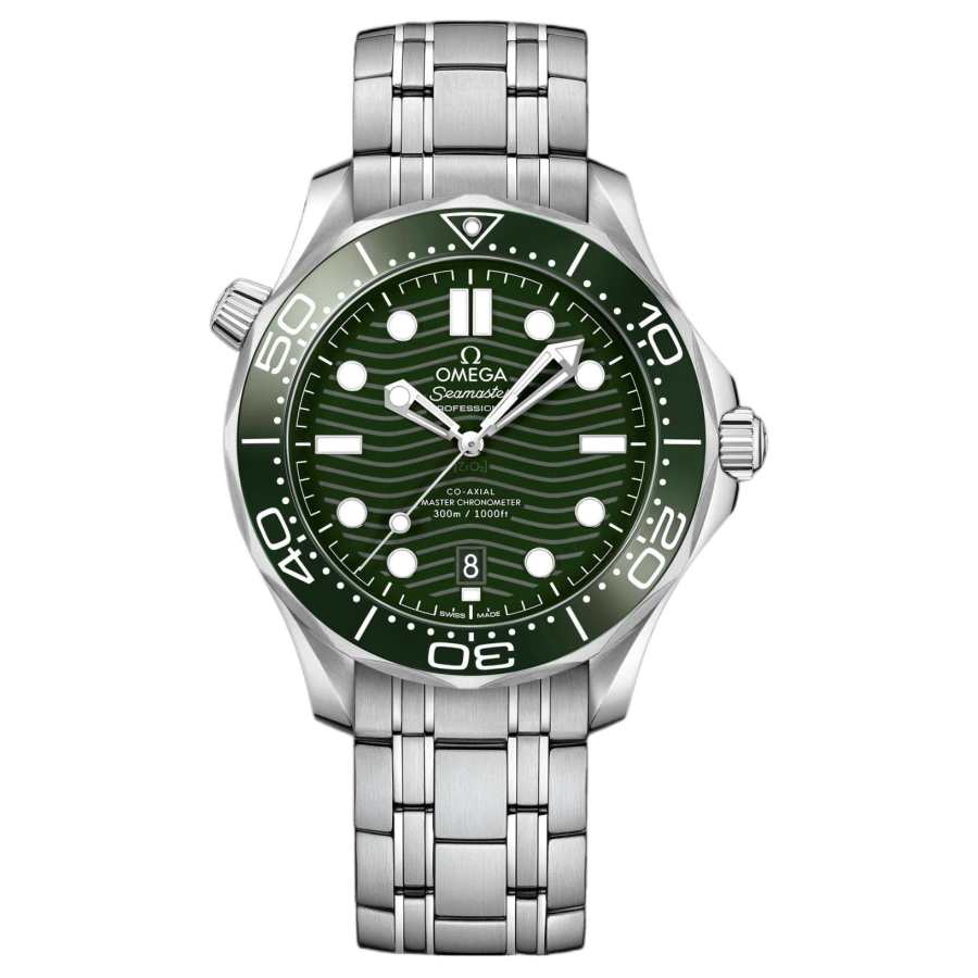OMEGA Seahorse Collection 300m Diving Watch Seahorse 300 Automatic Mechanical Movement Men's Watches Watch 42mm