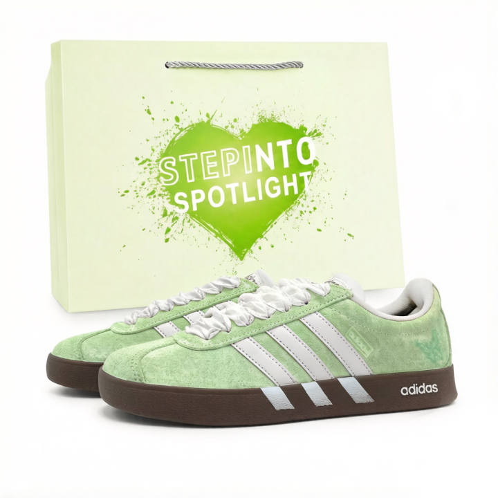 Adidas Adidas Vl Court Classic German Army Trainers Unisex Low Top Green