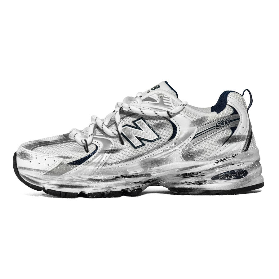 New Balance New Balance NB 530 Running Shoes Unisex Low Top White/Silver/Black