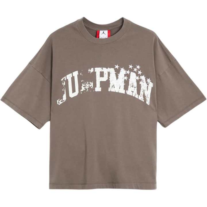 Jordan Jordan Jumpman T Shirts Men's Brown Crew Neck Moderate