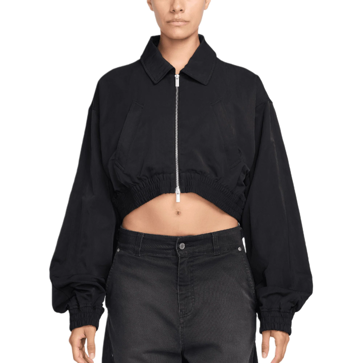 Jordan Jordan Flight Jackets Women's Black Lapel Thin Other